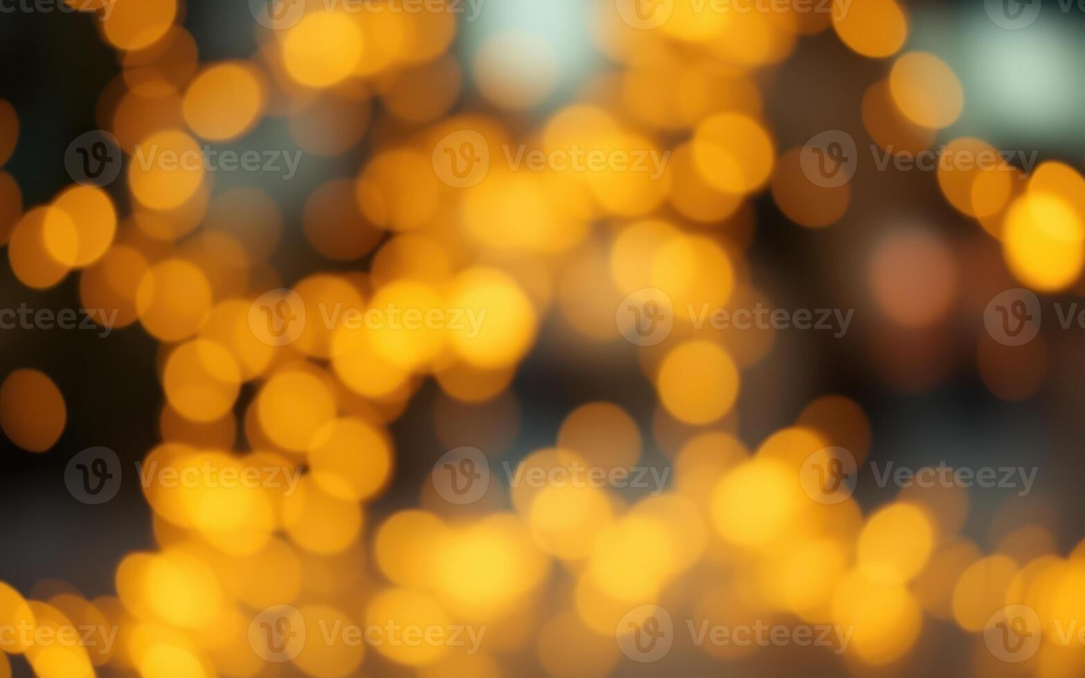 Glowing warm lights create a magical atmosphere in a lively evening setting during a holiday celebration photo