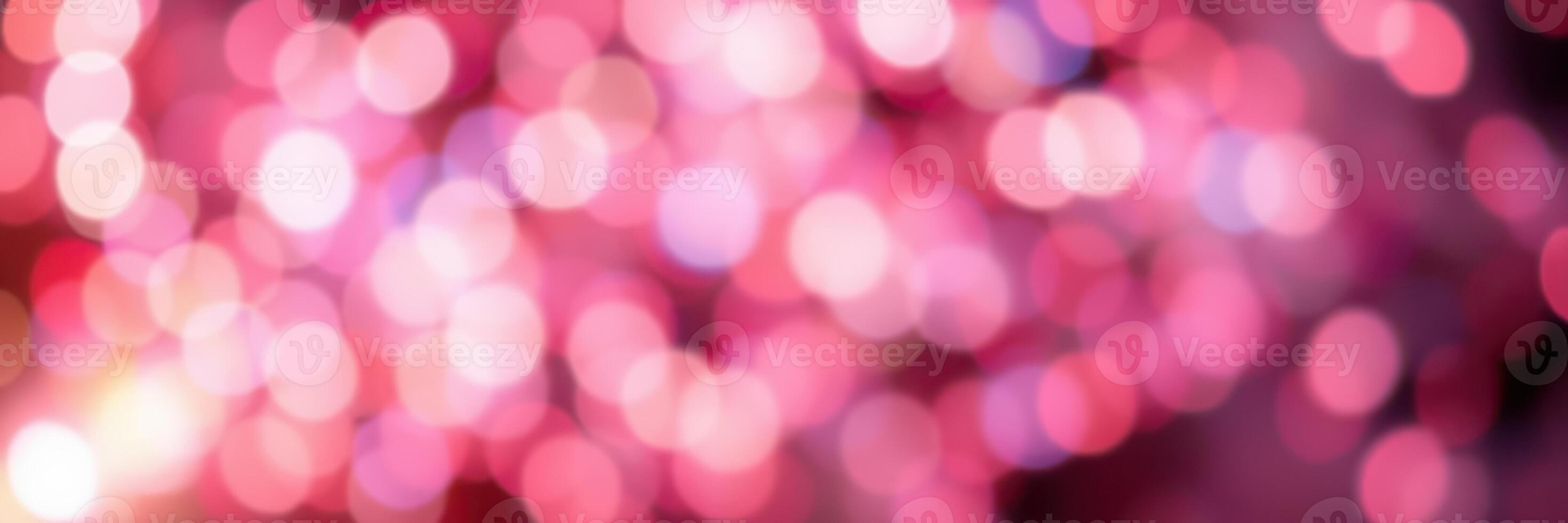 Colorful bokeh lights create a vibrant atmosphere during a festive celebration in the evening photo