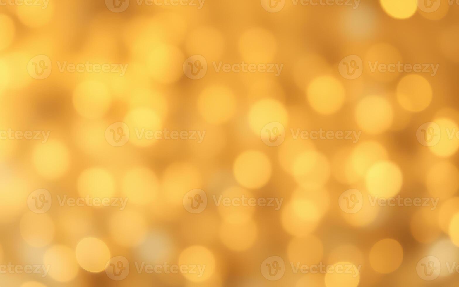 Sparkling golden bokeh light background creates a warm and festive atmosphere for celebrations and events photo