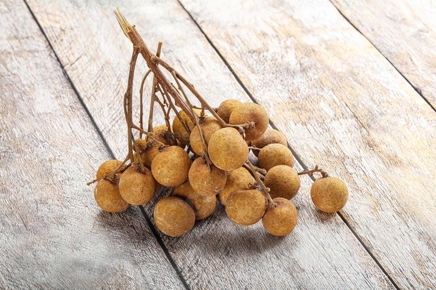 Ripe sweet tropical Longan fruit photo