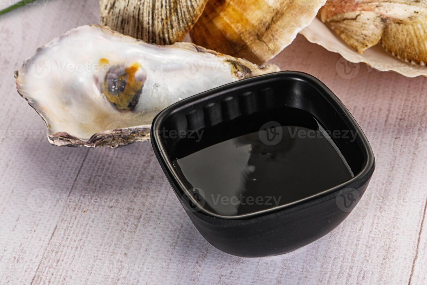 Oyster sauce in the bowl photo