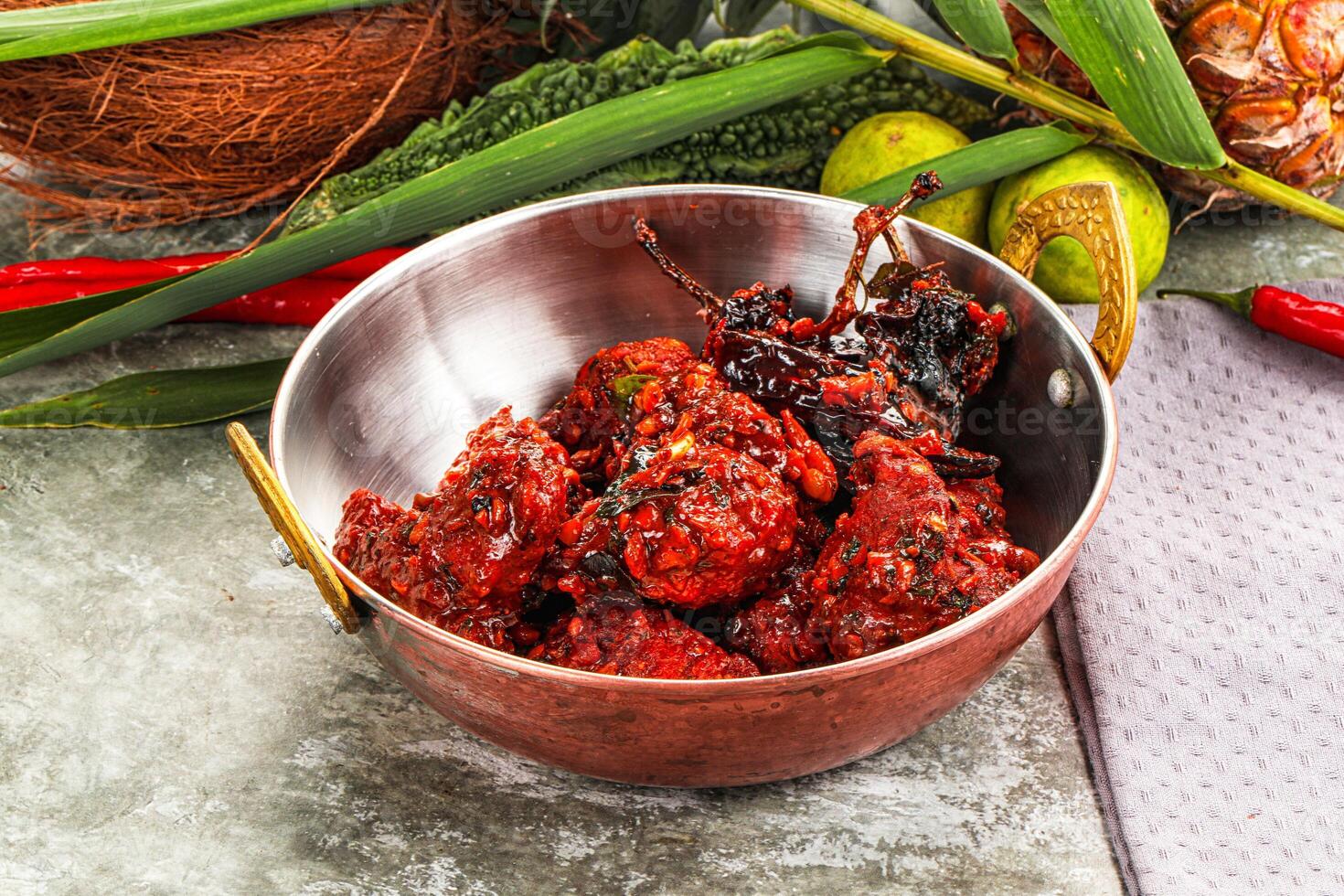 Indian cuisene - tandoori Chicken 65 photo