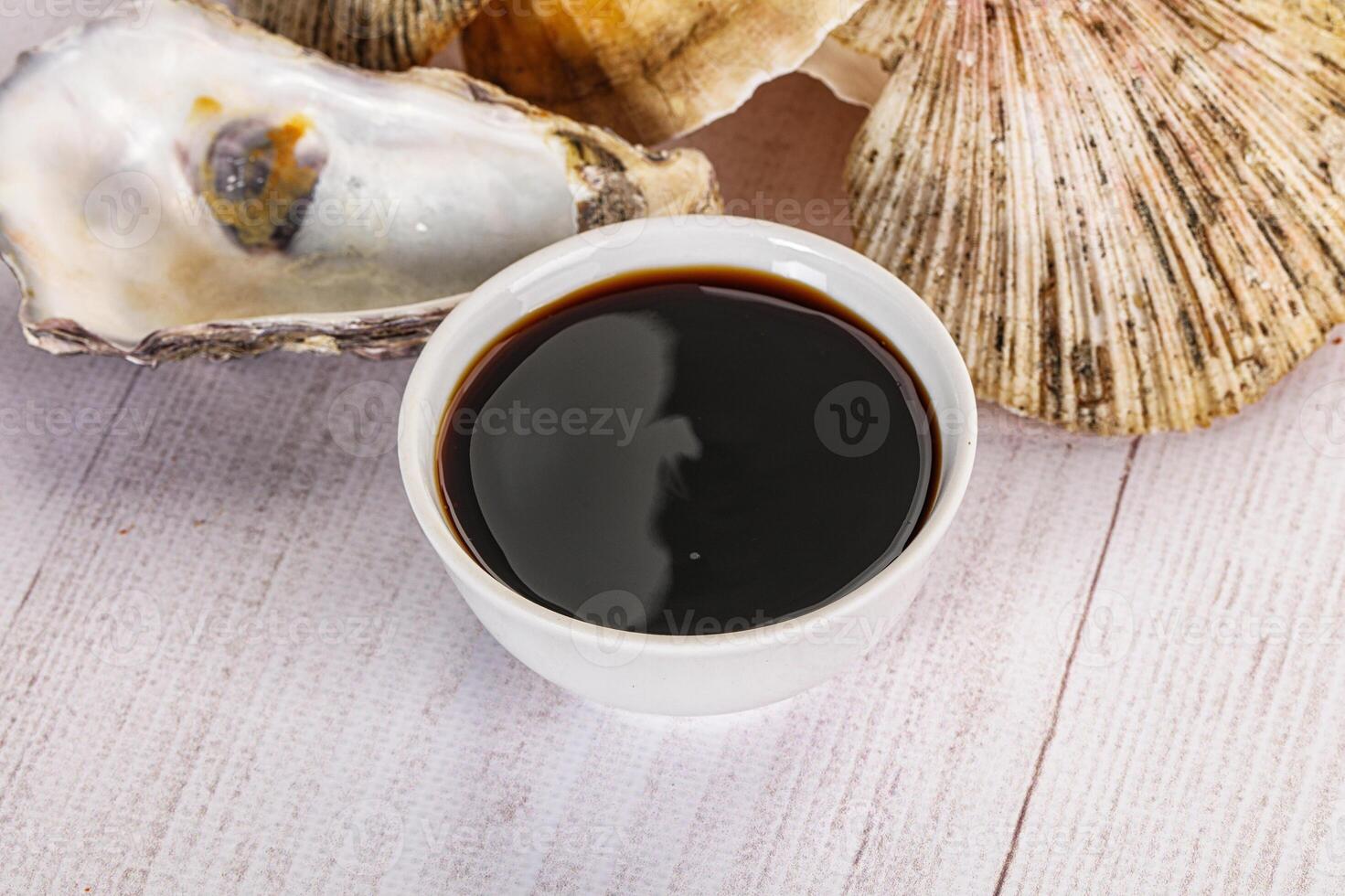 Oyster sauce in the bowl photo
