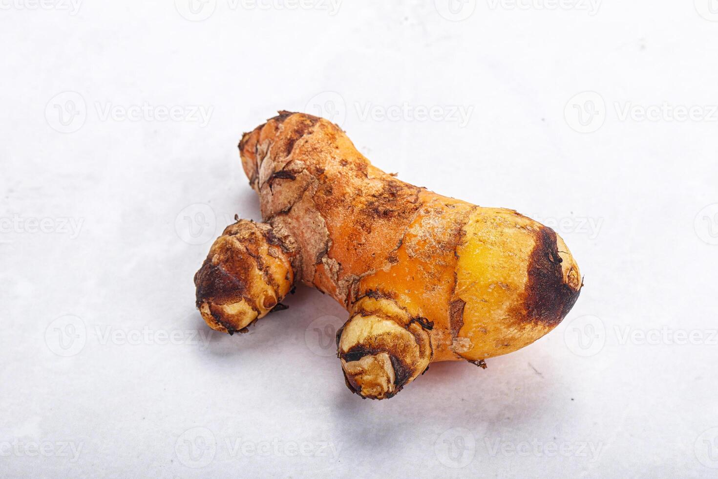 Fresh curcuma root for cooking photo