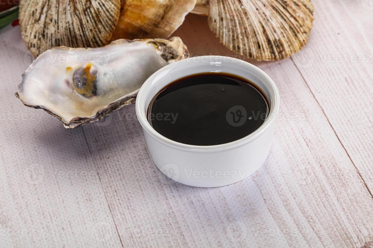 Oyster sauce in the bowl photo