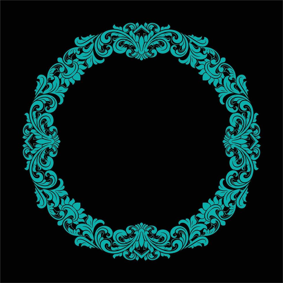 ornament luxury floral illustration vector