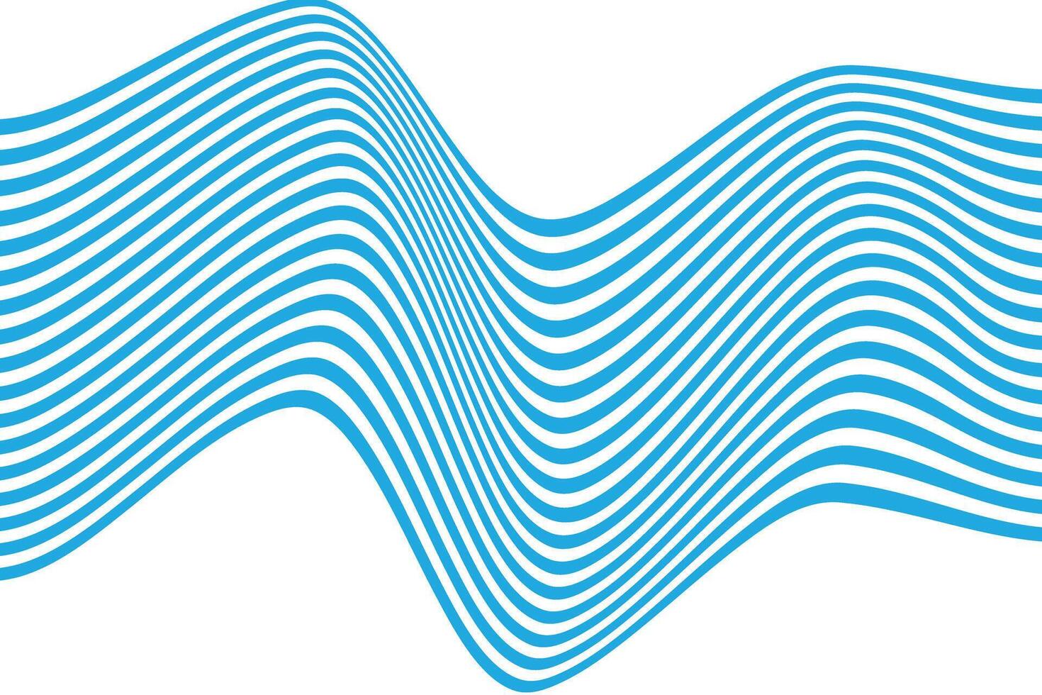 simple abstract sky color wave creative line pattern a blue wave with a line that says blue on it vector