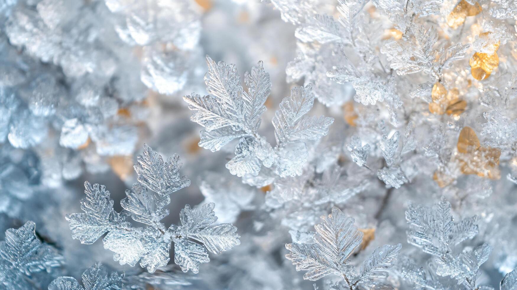 A close up of a leaf covered in ice photo