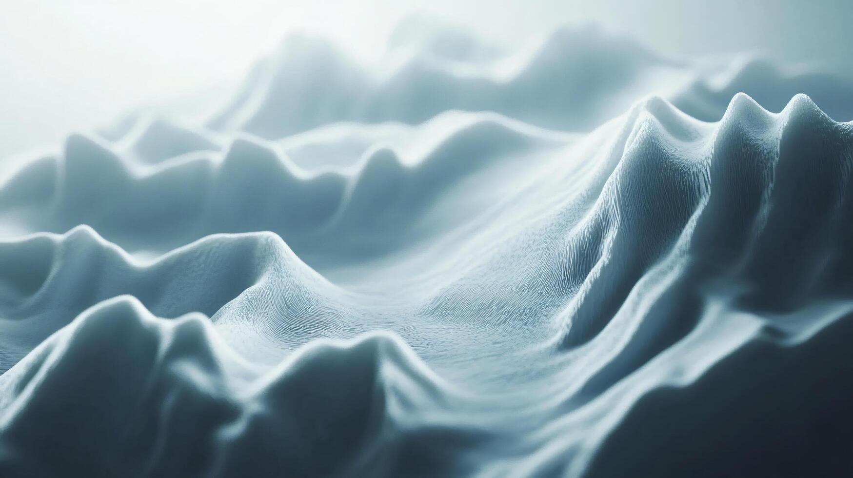 A mountain range covered in snow photo