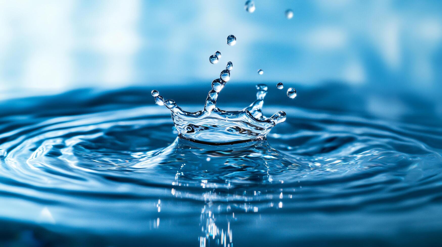 A large splash of water is captured in a photo