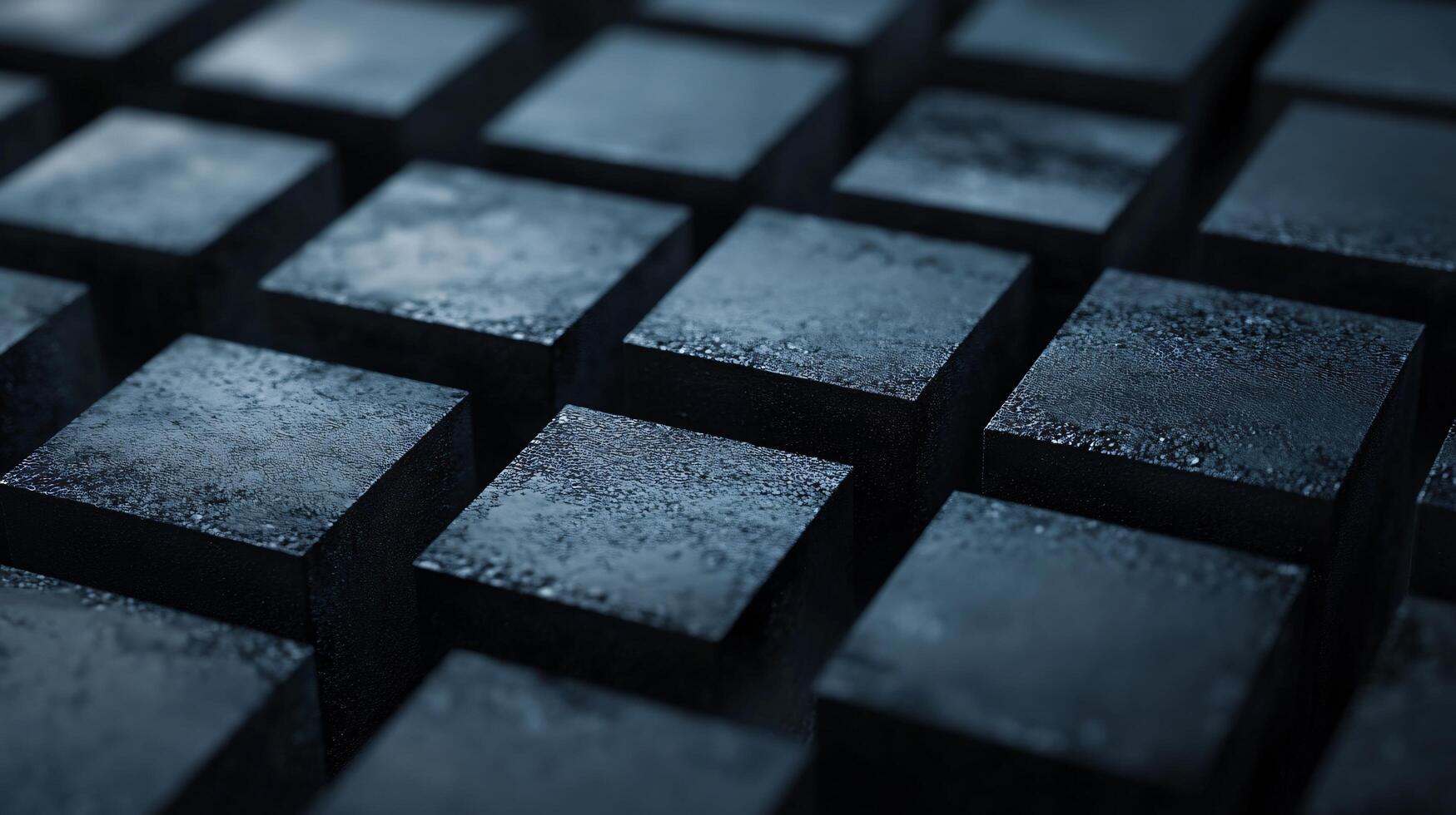 A close up of a black square with a white dot in the middle photo