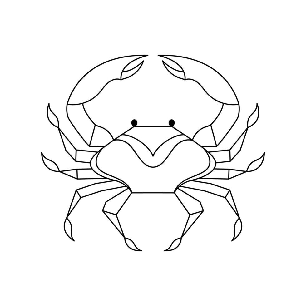 Cancer icon in line art style on white background. vector