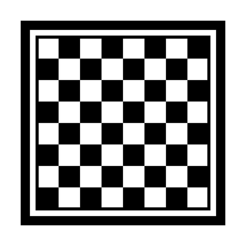 Chessboard Design. Isolated on white background. vector