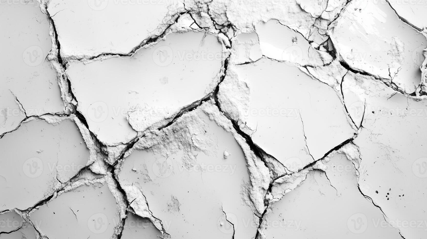 Cracked ice surface background photo