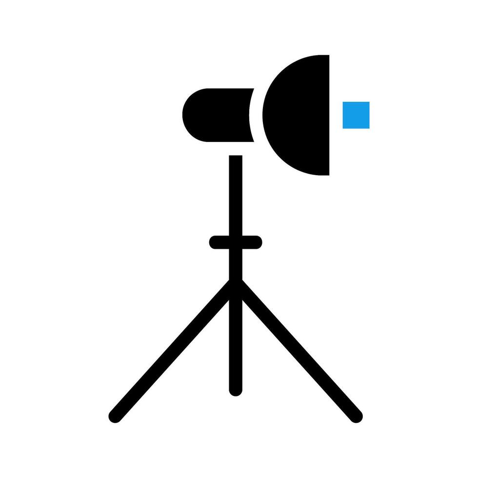 Studio Lighting Equipment Icon. Concept of Photography and Videography. vector