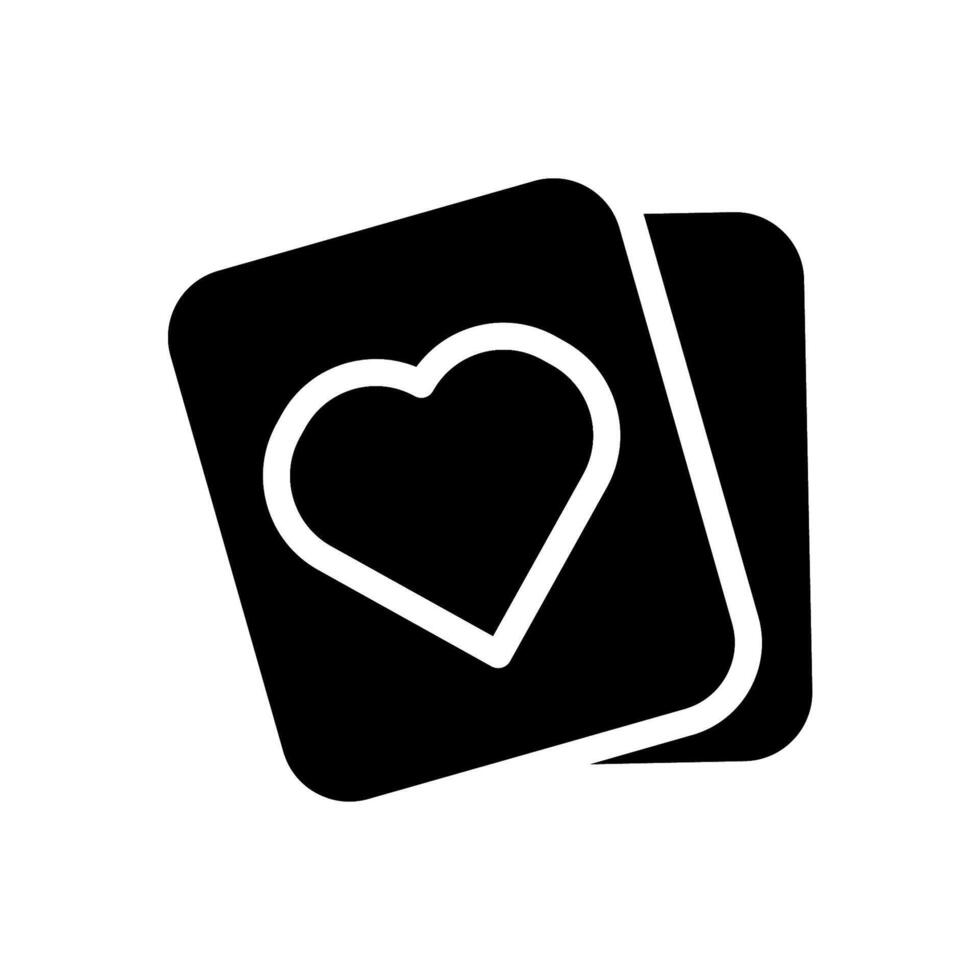 Ace of hearts playing cards. Concept of love, luck, and gambling. vector
