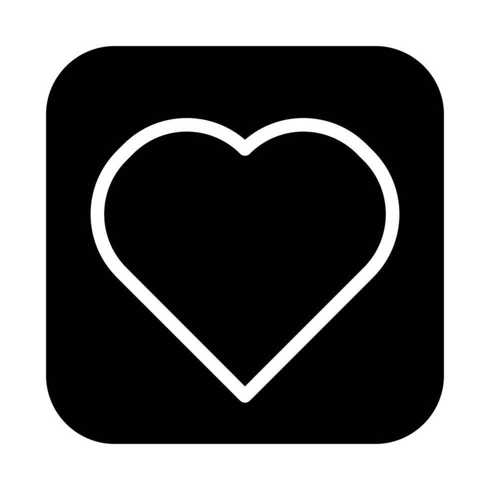 Heart shape icon. Concept of love, like, and favorite. vector