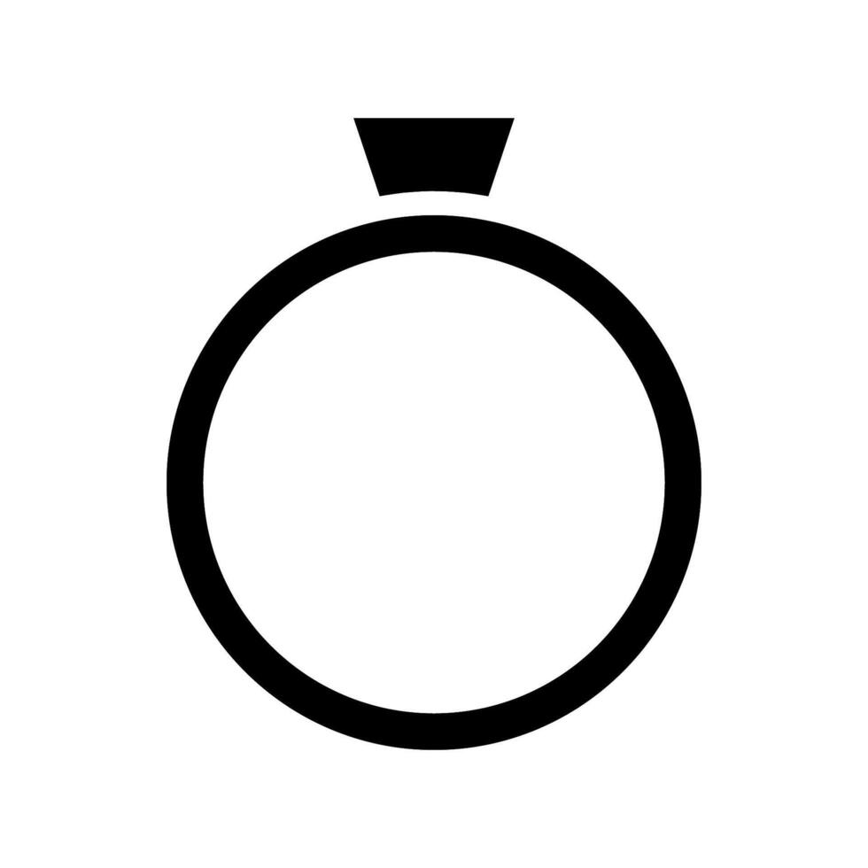 Ring icon. Concept of love, marriage, and commitment. vector