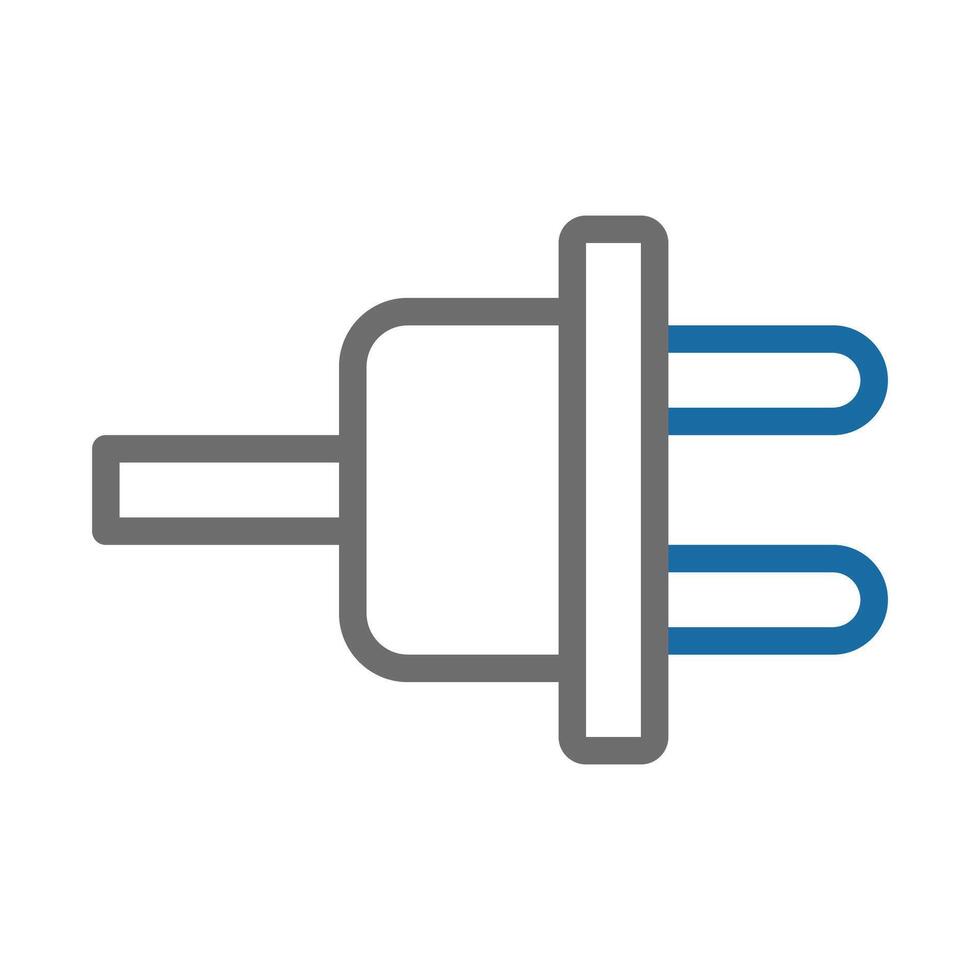 Electric plug icon. Concept of connection, energy, and power. vector