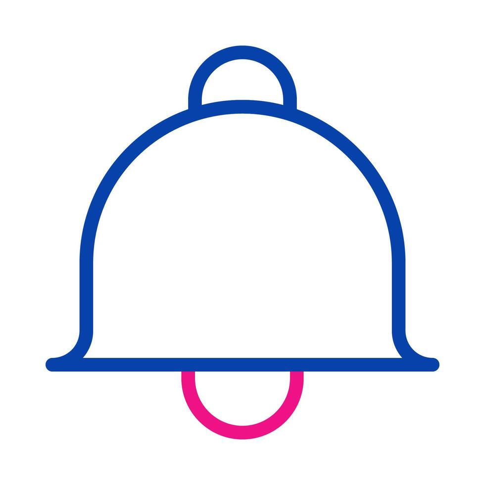 Bell icon for notification. Concept of reminder, alert, and alarm. vector