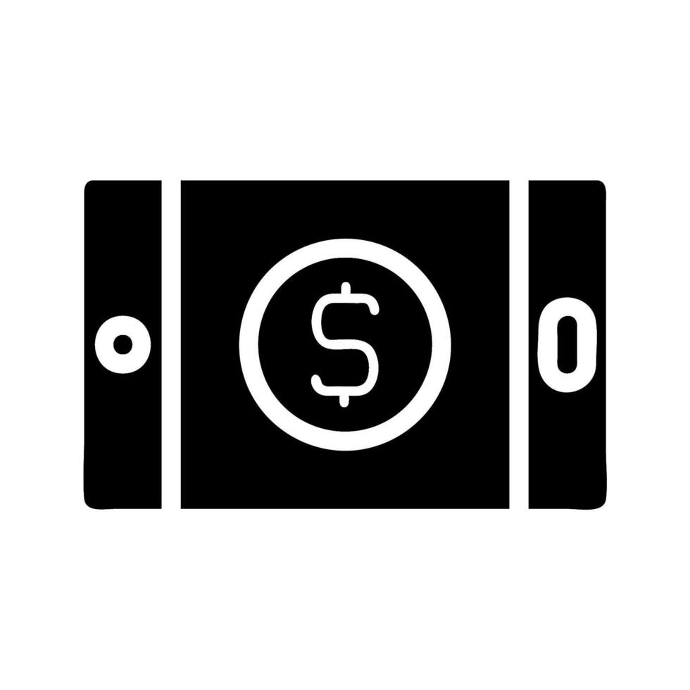 Mobile banking application with dollar sign. Concept of finance, technology, and e commerce. vector
