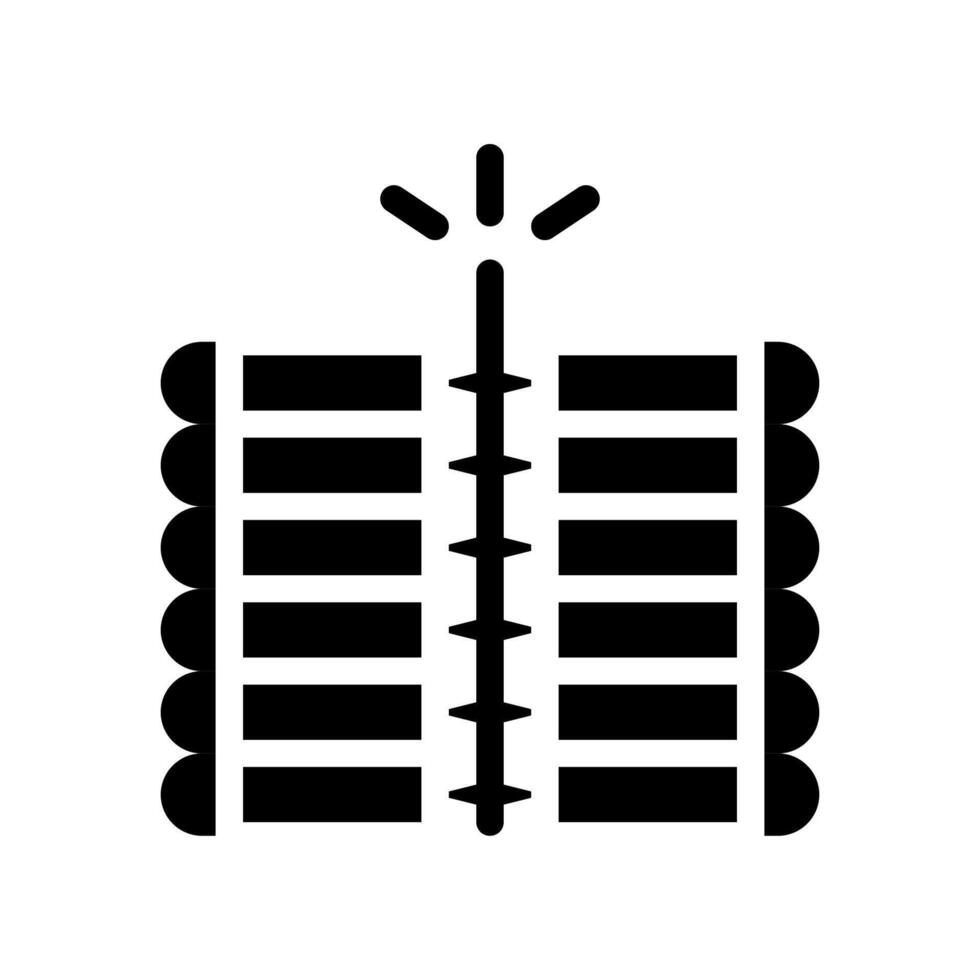 Firecracker icon. Concept of celebration, party, and fun. vector