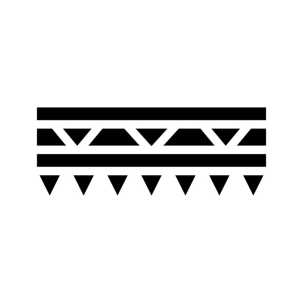 Geometric triangle pattern border. Concept of abstract, minimal, and modern design. vector