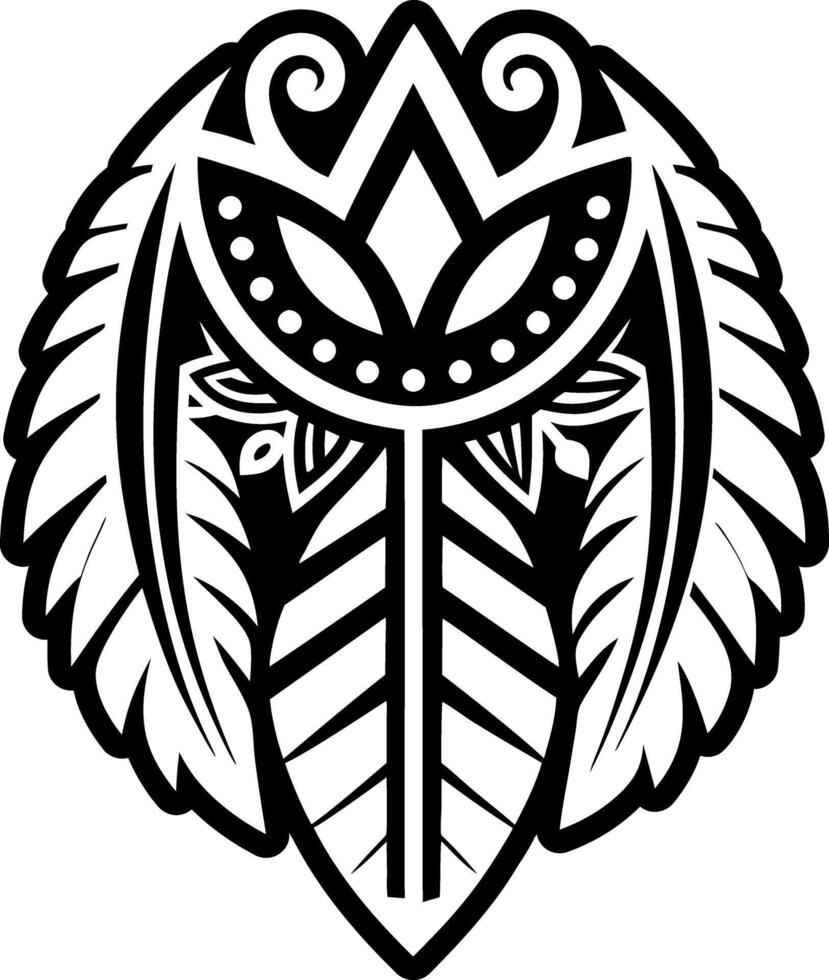 Feathers symbol icon in solid style vector