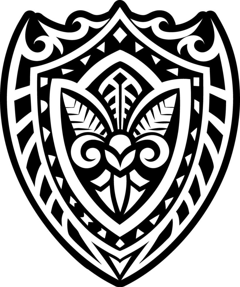 Protection symbol icon in glyph style vector