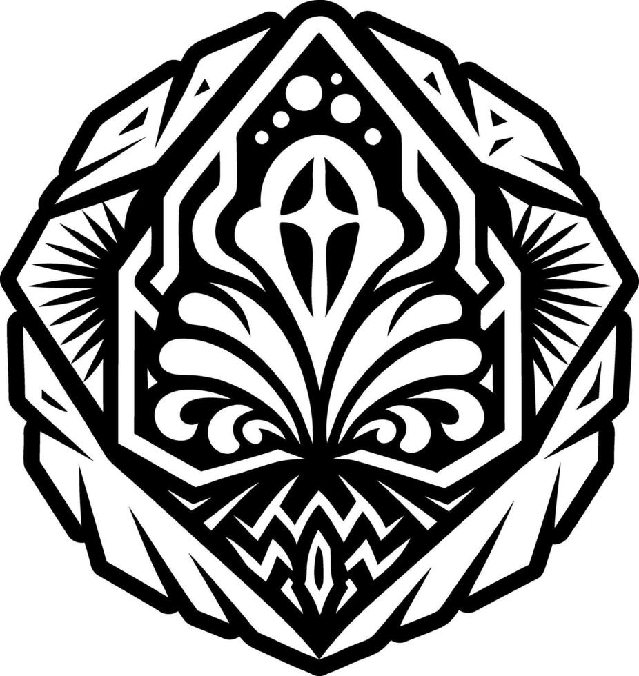Lava rock icon in filled style vector