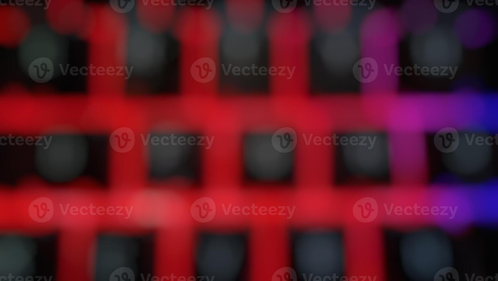 Abstract red and black blurred grid pattern photo