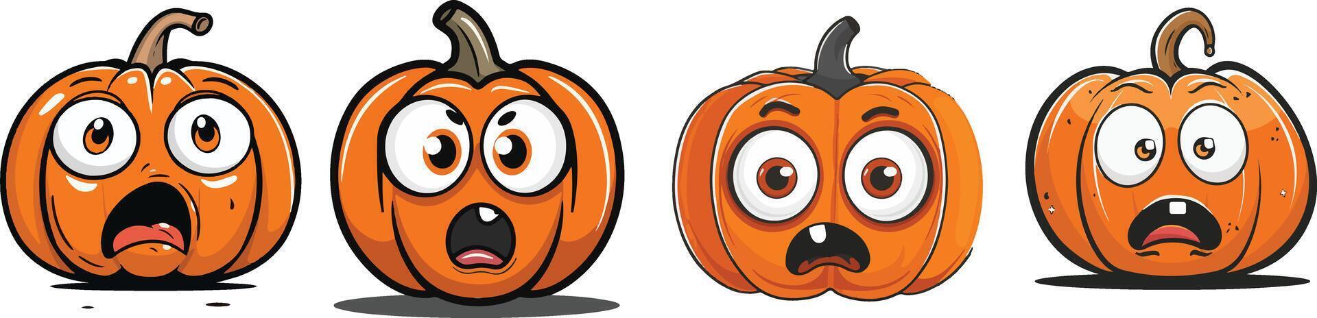 Halloween pumpkin clipart vector