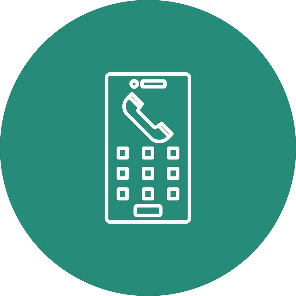 Keypad Icon Design Symbol vector