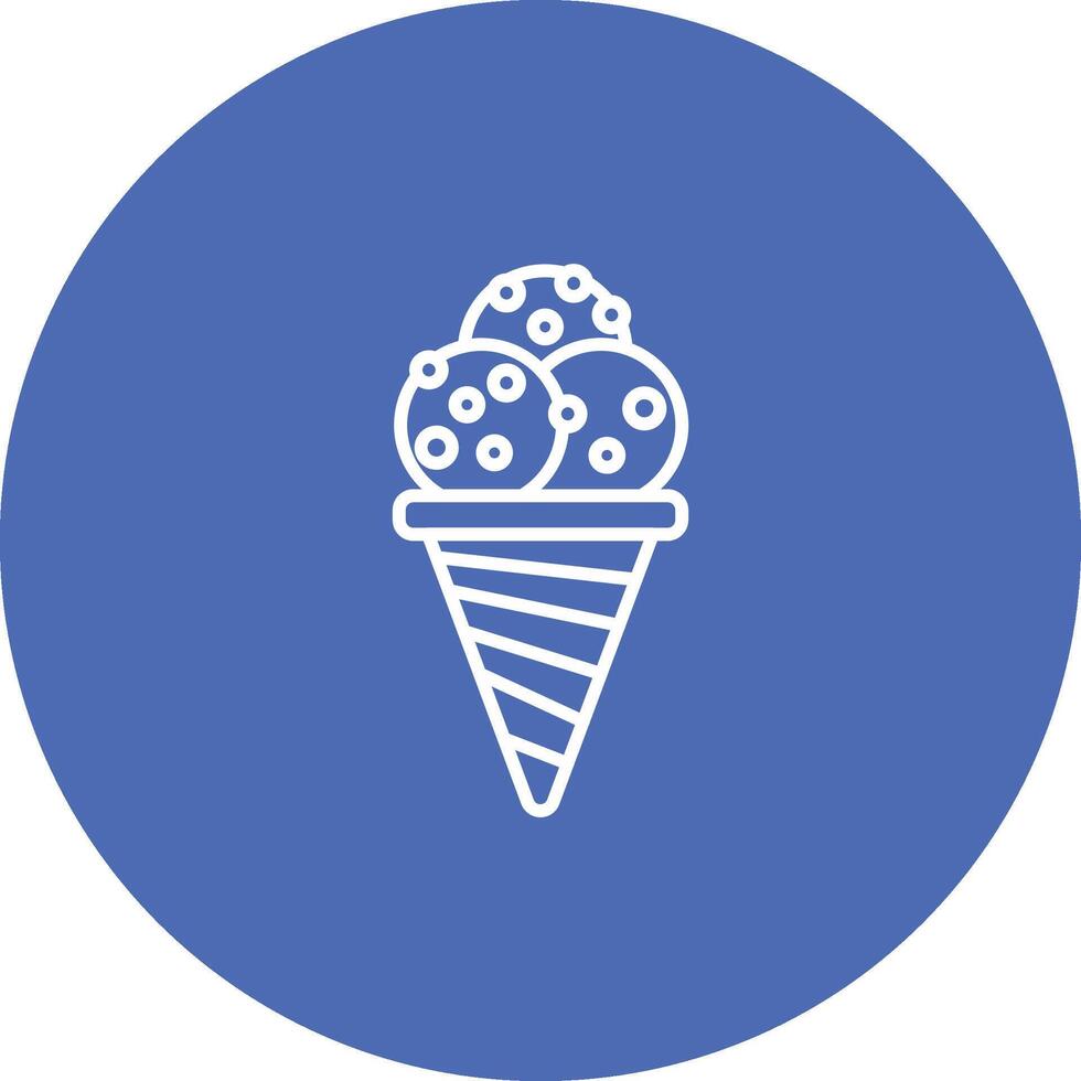 Ice Cream Cone Icon Design Symbol vector
