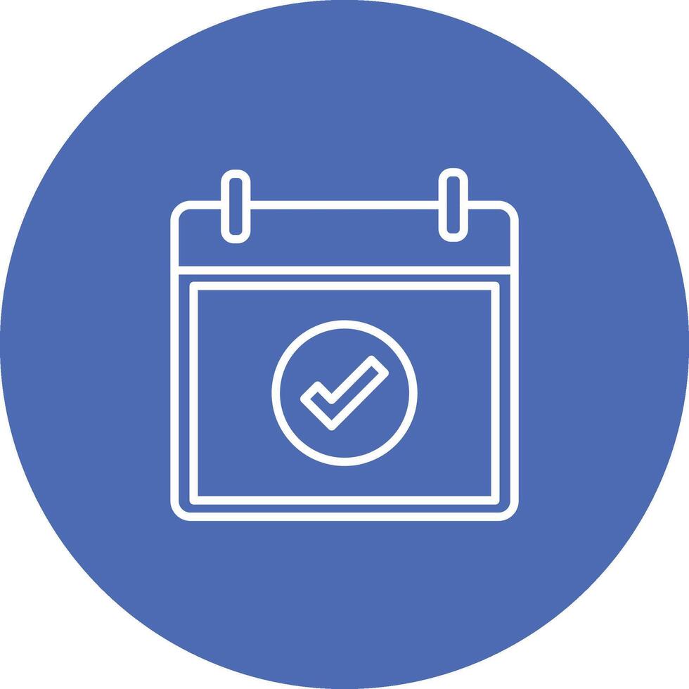 Correct Icon Design Symbol vector