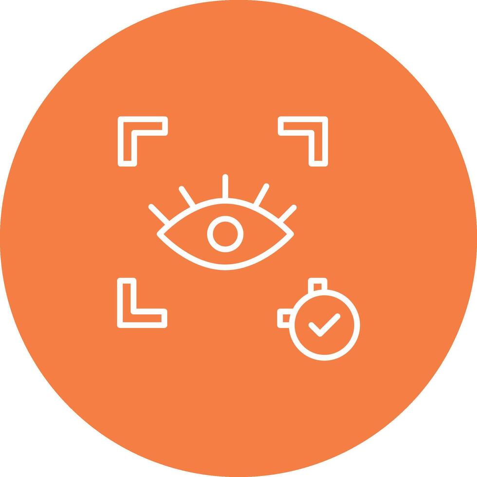 Eye Recognition Icon Design Symbol vector