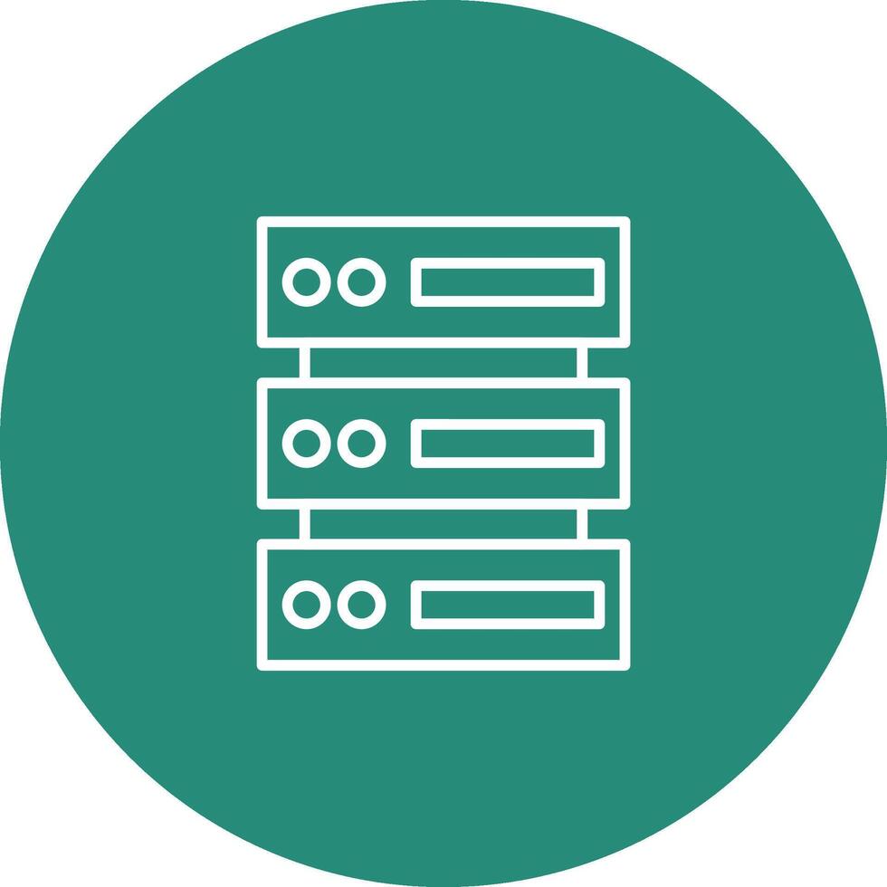 Database Icon Design Symbol vector
