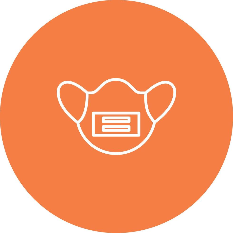 Dust Mask Icon Design Symbol vector