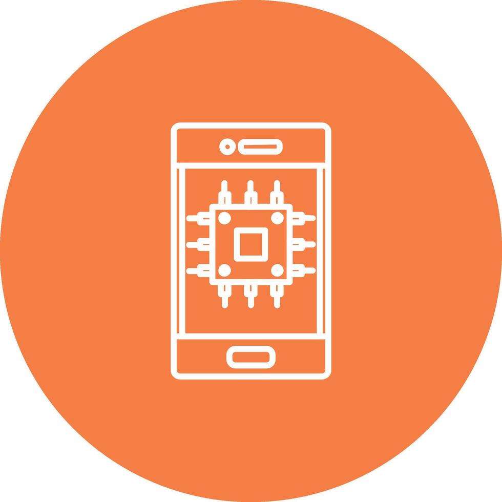 Cpu Icon Design Symbol vector