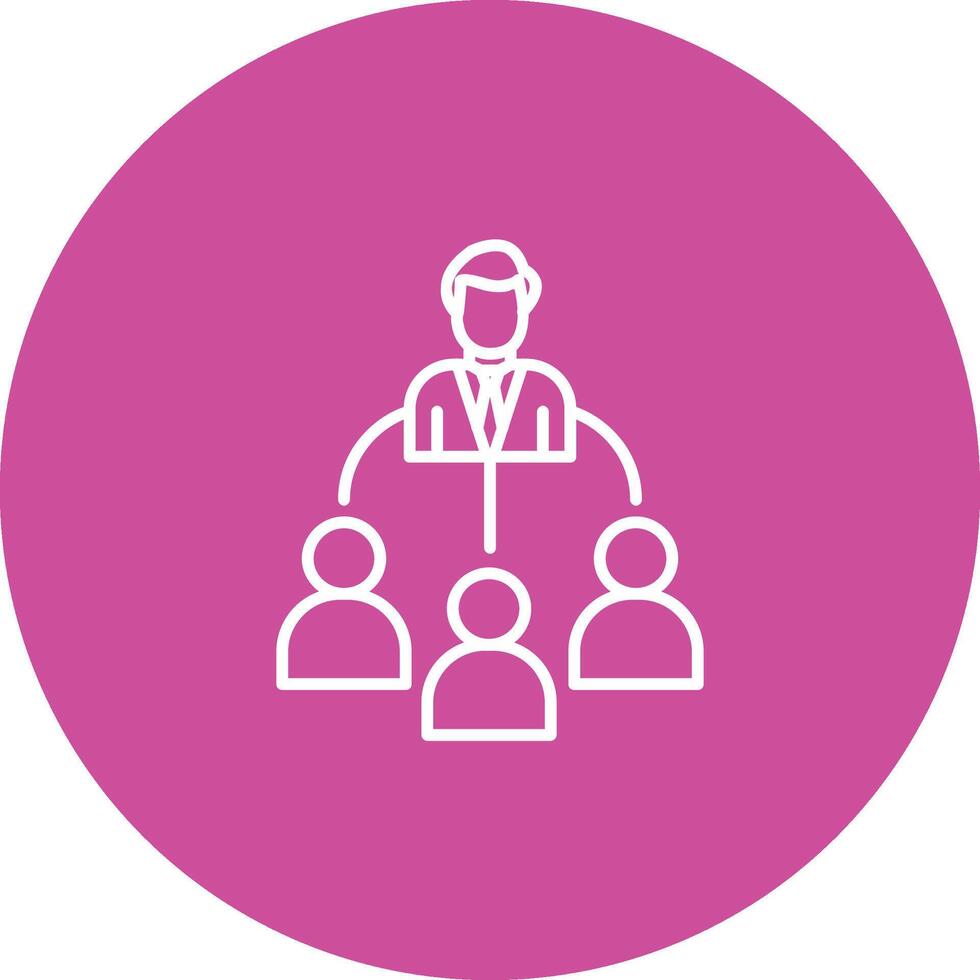 Delegate Icon Design Symbol vector