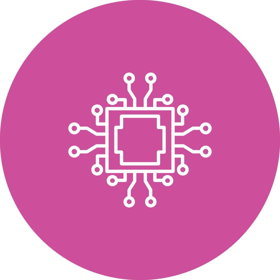 Cpu Icon Design Symbol vector