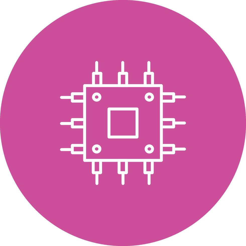 Chip Icon Design Symbol vector