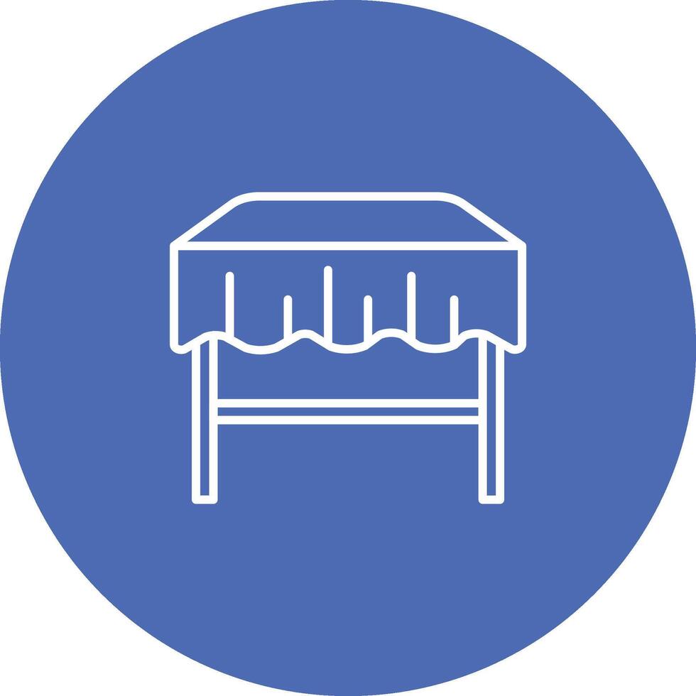 Dining Table Icon Design Symbol vector