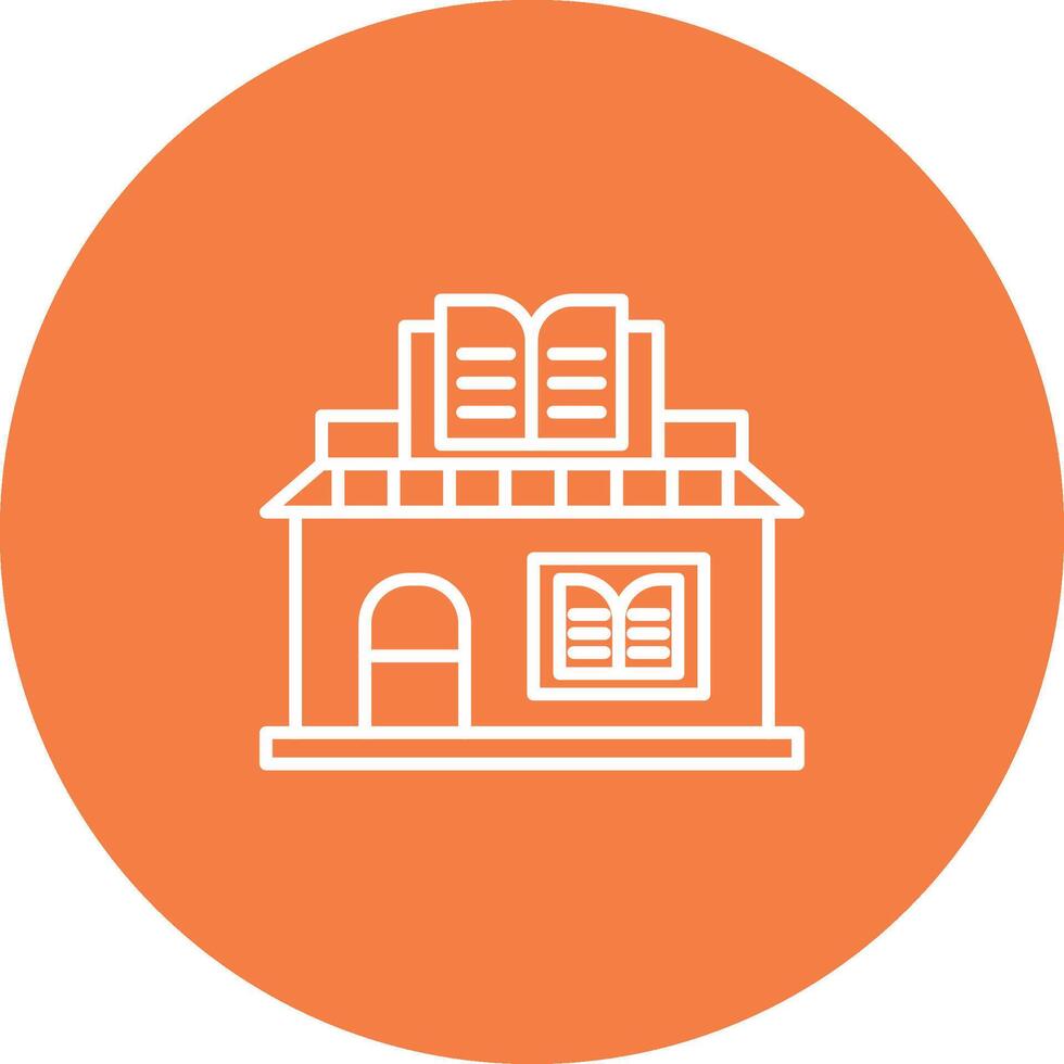 Book Shop Icon Design Symbol vector