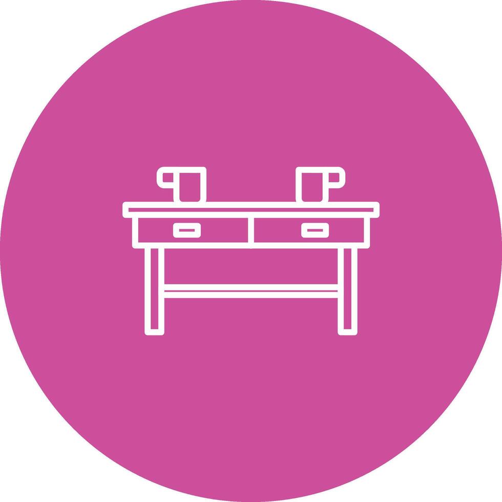 Coffee Table Icon Design Symbol vector