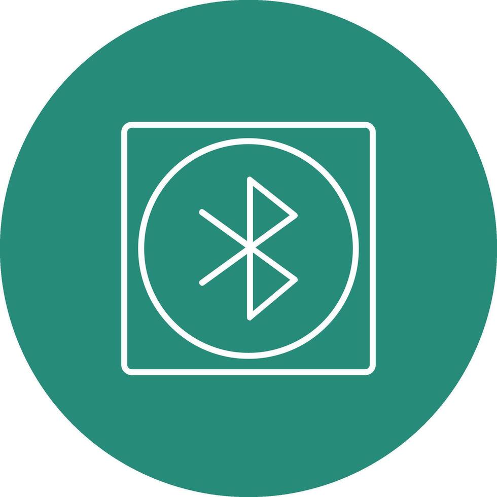 Bluetooth Icon Design Symbol vector
