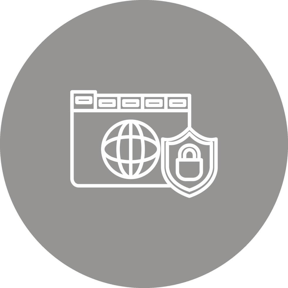 Browser Icon Design Symbol vector