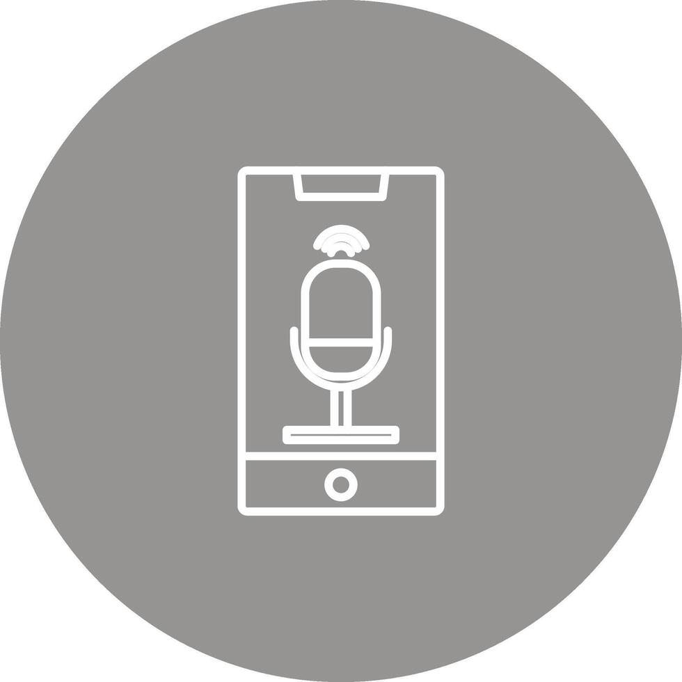 Voice Control Icon Design Symbol vector