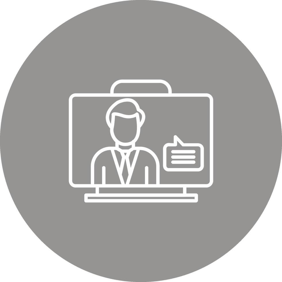 Virtual Assistant Icon Design Symbol vector