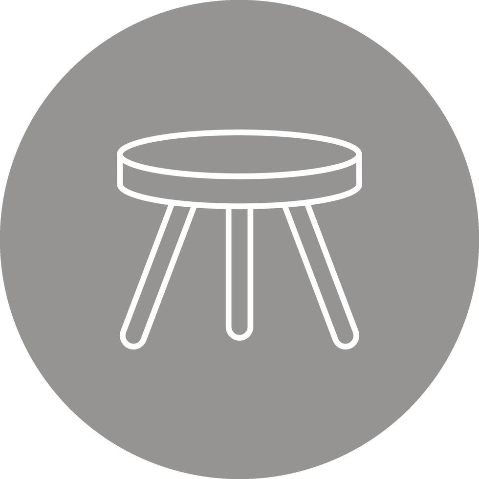 Stool Icon Design Symbol vector